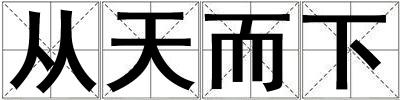 成語從天而下 從天而下